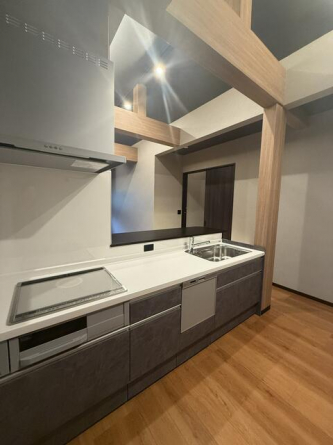 システムキッチン　オール電化住宅