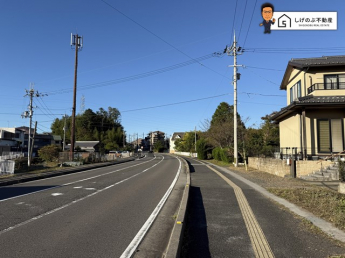 前面道路です。