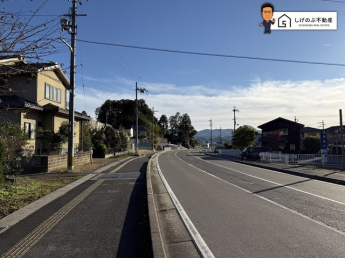 前面道路です。