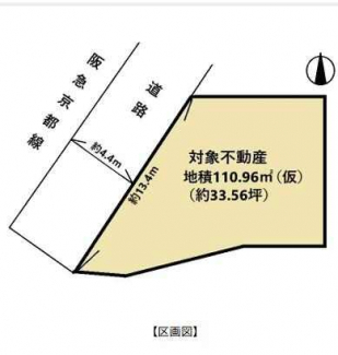 更地　建築条件なし売り土地