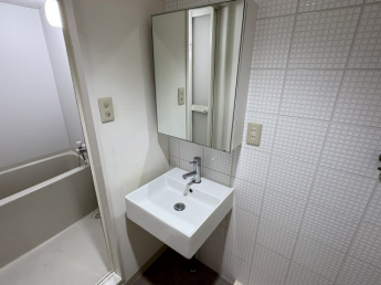 忙しい朝には欠かせない洗面所です