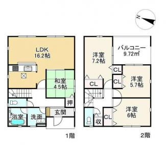 近江八幡市土田町の新築一戸建ての画像