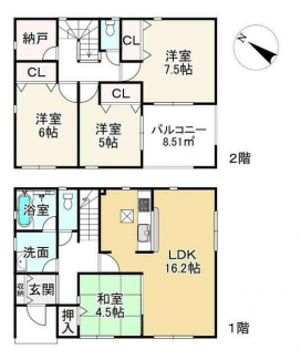 近江八幡市北之庄町の新築一戸建ての画像