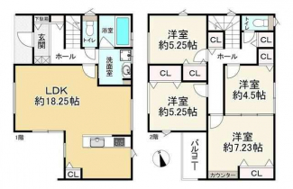 豊中市岡町南３丁目の新築一戸建ての画像