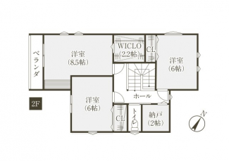 ２Fの間取りです