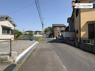 前面道路です。