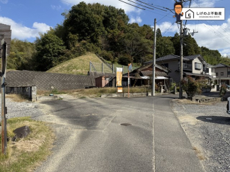 前面道路です。