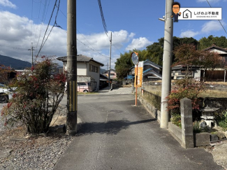 前面道路です。