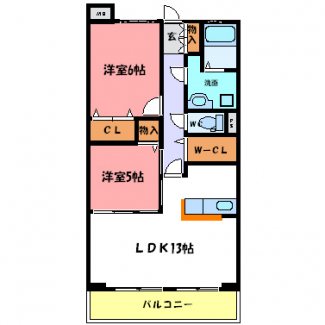 ２ＬＤＫの間取り