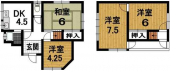 堺市西区上野芝向ヶ丘町３丁の一戸建ての画像