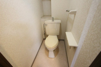 コンパクトで使いやすいトイレです