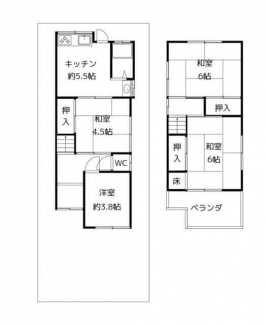 八尾市恩智南町３丁目の中古一戸建ての画像