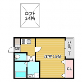 神戸市東灘区魚崎西町４丁目のアパートの画像