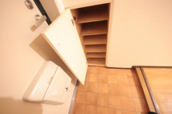 ちょっとした収納スペースも充実しています