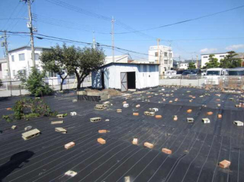 ※現状、防草シート対応（敷地）