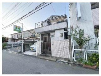 整形地　南向き　建築条件なし売り土地　古家あり