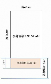 近隣との測量済み、平坦地です。