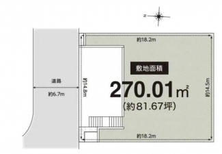 更地　整形地　建築条件なし売り土地