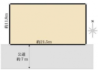 更地　南向き　整形地　現況駐車場　建築条件なし売り土地