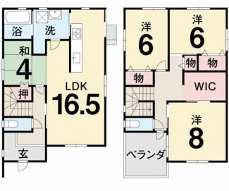 松山市北斎院町の新築一戸建ての画像