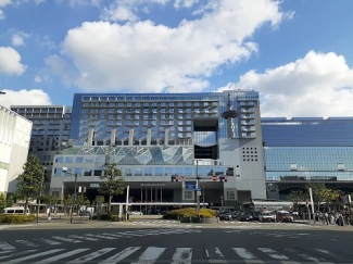 JR東海道本線京都駅まで1100m