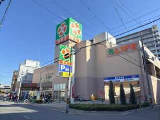 ライフ寺田町駅前支店まで600m