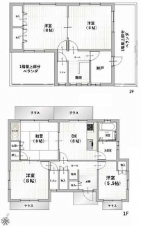 掲載の間取り図は設計図書を基に描き起こしたもので実際とは多少