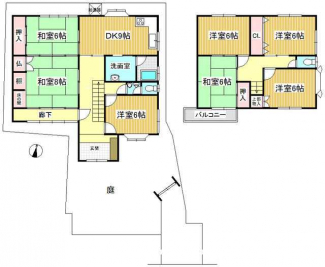 八尾市宮町２丁目貸家　専用庭有の画像