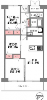 ３ＬＤＫ　間取り図