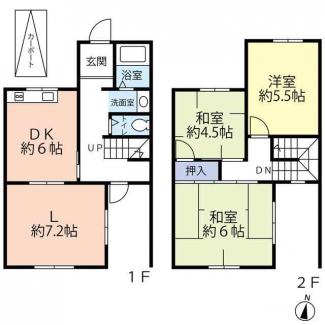 神戸市須磨区高倉台３丁目の中古テラスハウスの画像