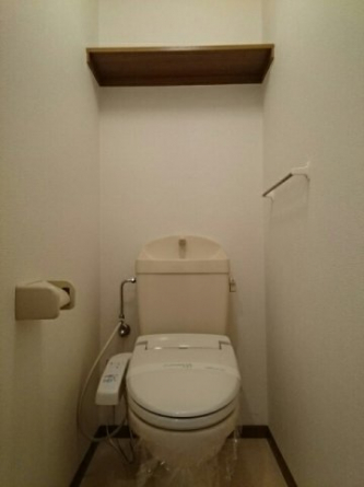 清潔感のあるトイレです