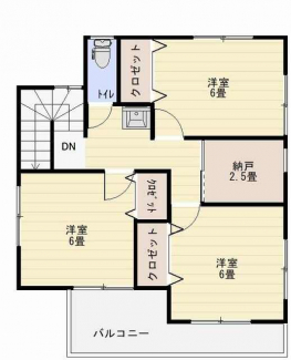 ２階平面図