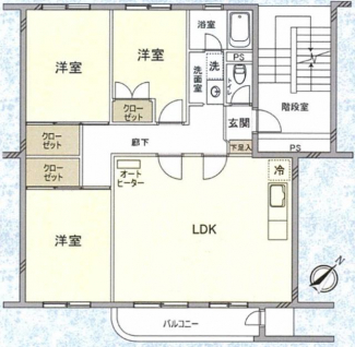 船橋ハイツ５号棟の画像