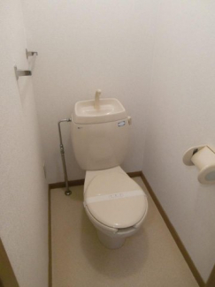 ゆったりとした空間のトイレです