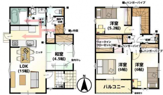 松山市平井町の新築一戸建ての画像