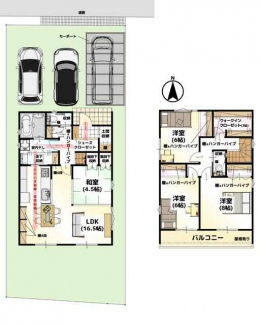 松山市吉藤４丁目の新築一戸建ての画像