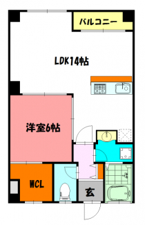 パレスタジオの間取り