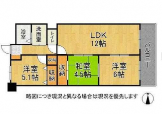 ３ＬＤＫ　間取り図