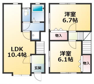 間取2LDK（56.31㎡）