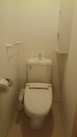 コンパクトで使いやすいトイレです