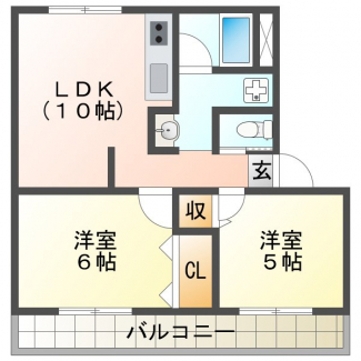 間取図面、実際と多少異なる部分があります(^^;