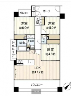 ３ＬＤＫ　間取り図