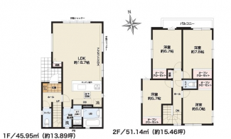 １号棟　間取り