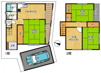 生駒市小明町　一戸建ての画像