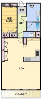 明るく開放感のある１ＬＤＫ♪