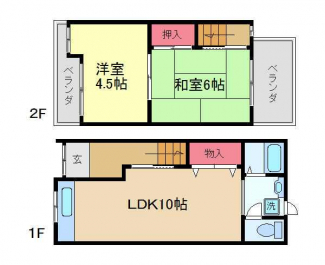 大阪市平野区喜連１丁目のテラスの画像