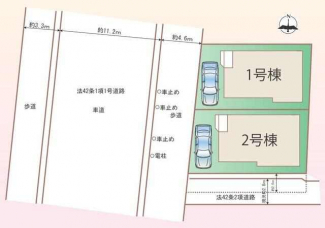 神戸市垂水区仲田３丁目の新築一戸建ての画像