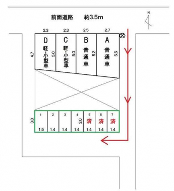 十三東１丁目バイク駐車場の画像