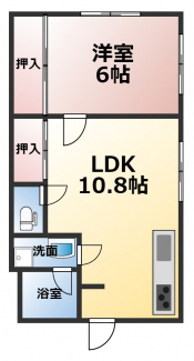 1LDK（36.43㎡）