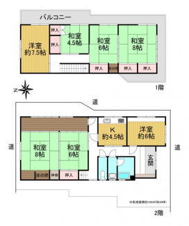 淡路市久留麻字並松戸建の画像